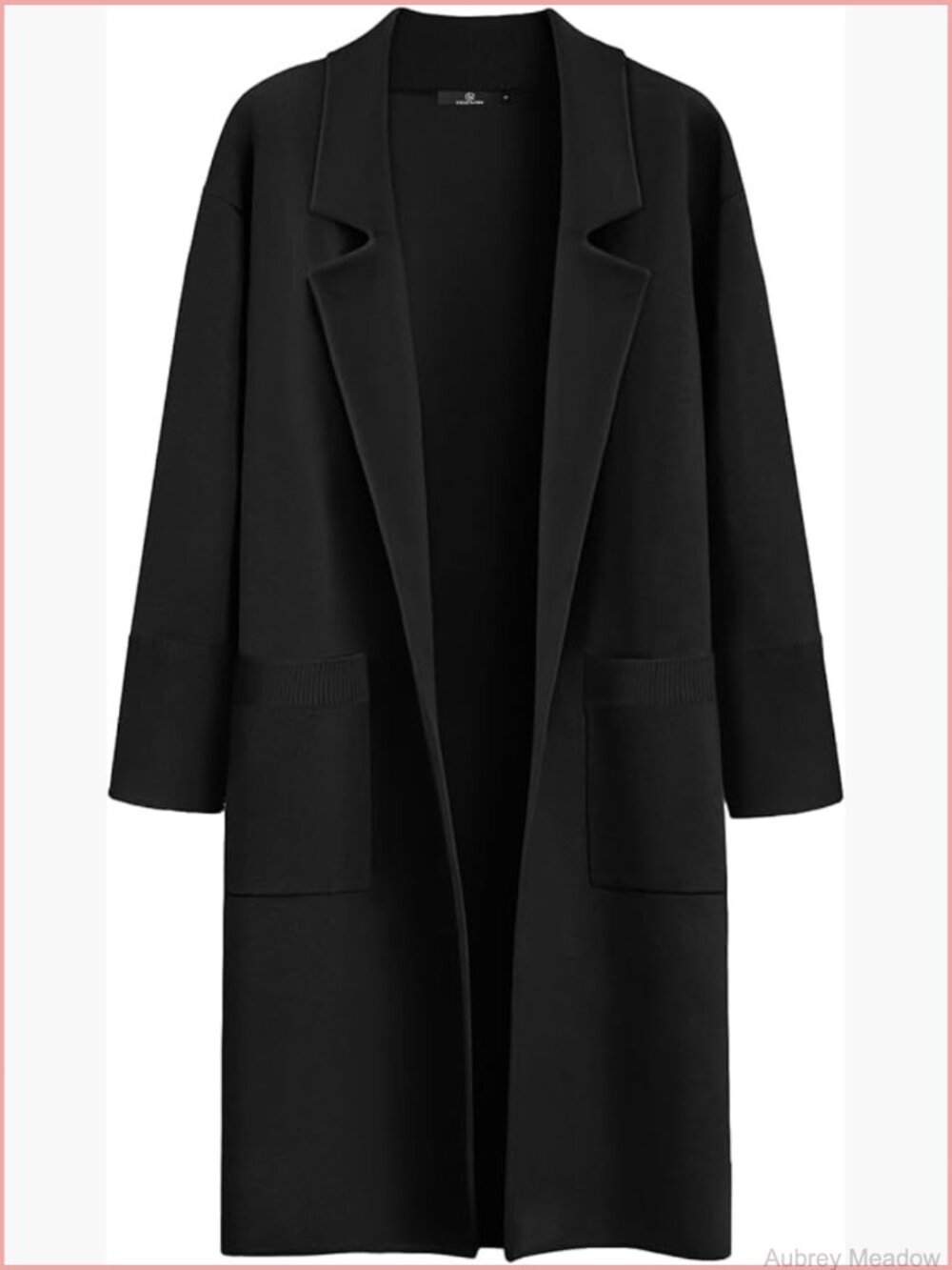 Long Cardigan Sweater Dressy Coatigan Open Front Shawl Collar Oversized